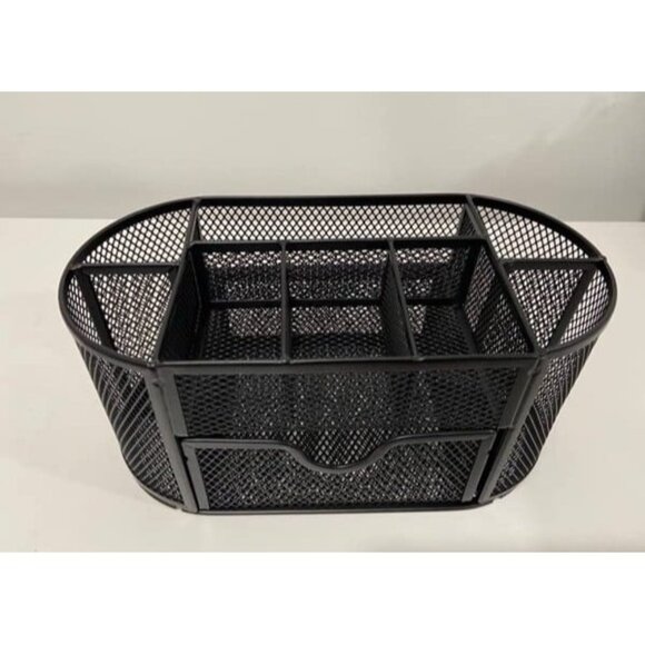 New Mesh Desk Organizer Desktop Office Supplies Multi-functional Caddy Pen Holde - Picture 1 of 2